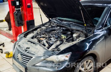 Плановое техобслуживание Лексус IS (подробные фото)