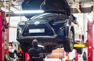 Плановое обслуживание Лексус RX200 (подробные фото)