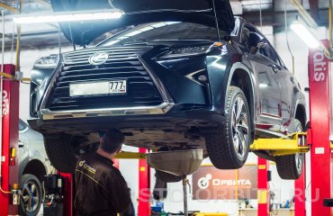 Плановое обслуживание Лексус RX200 (подробные фото)