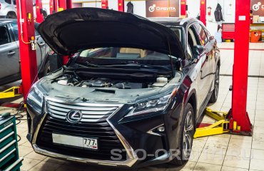 Плановое обслуживание Лексус RX200 (подробные фото)