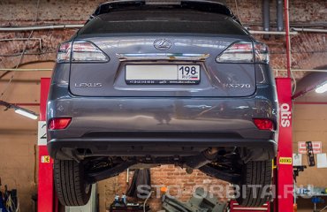 Замена заднего сальника коленвала Лексус RX 270 (подробные фото)